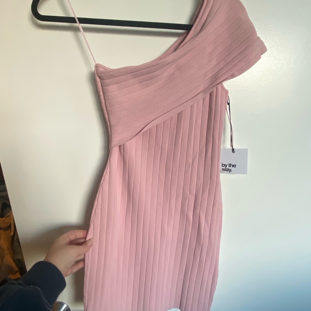 Revolve mini dress in pink